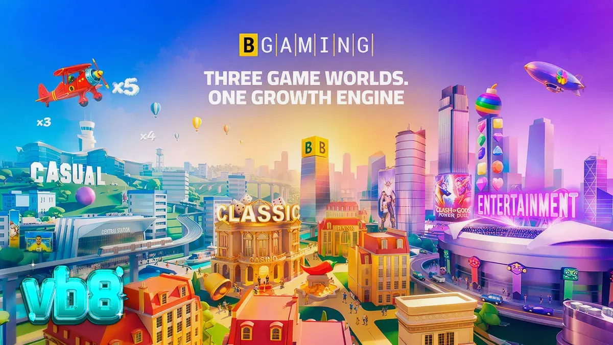 BGaming-এর থ্রি গেম ওয়ার্ল্ডস পোর্টফোলিও এবং স্লট গেমের একটি শৈল্পিক উপস্থাপনা